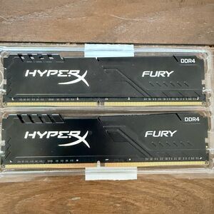 Pair of Kingston HyperX Fury DDR4 memory modules - 16GB each